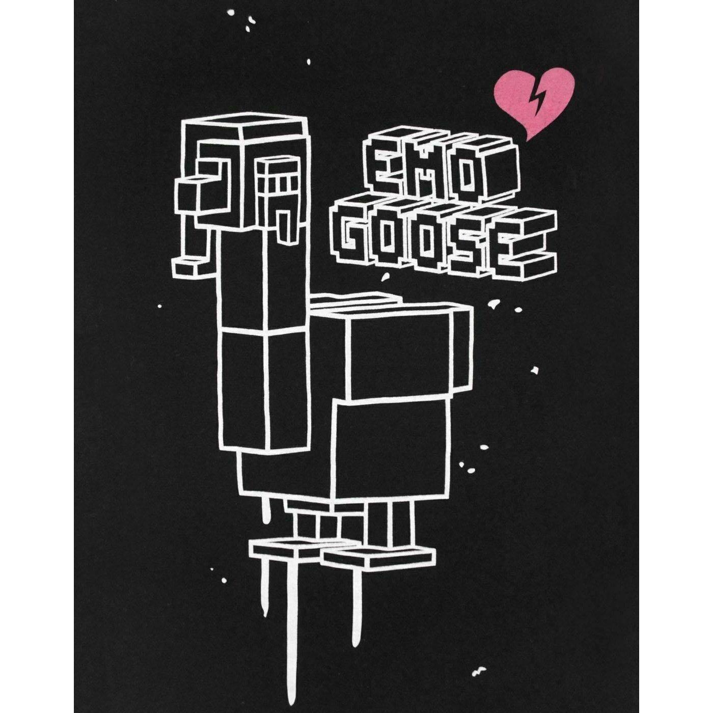 Vanilla Underground  Crossy Road T-shirt 'Emo Goose' 