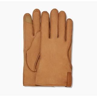 UGG  Leather Clamshell Logo Glove-M 