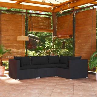 VidaXL Garten-lounge-set poly-rattan  