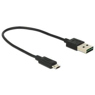 DeLock  84804 USB Kabel 0,2 m USB 2.0 USB A Micro-USB B Schwarz 