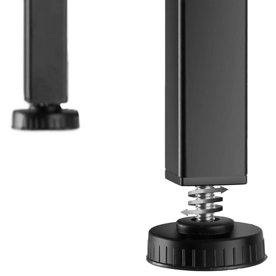 Tectake Lot de tabourets de bar POOLE avec grands dossiers confortables  