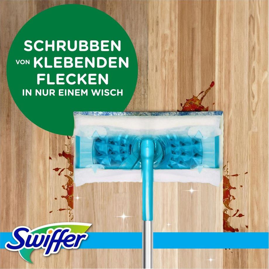 Swiffer  Starterset Wischmopp + 6 feuchte Mopps 