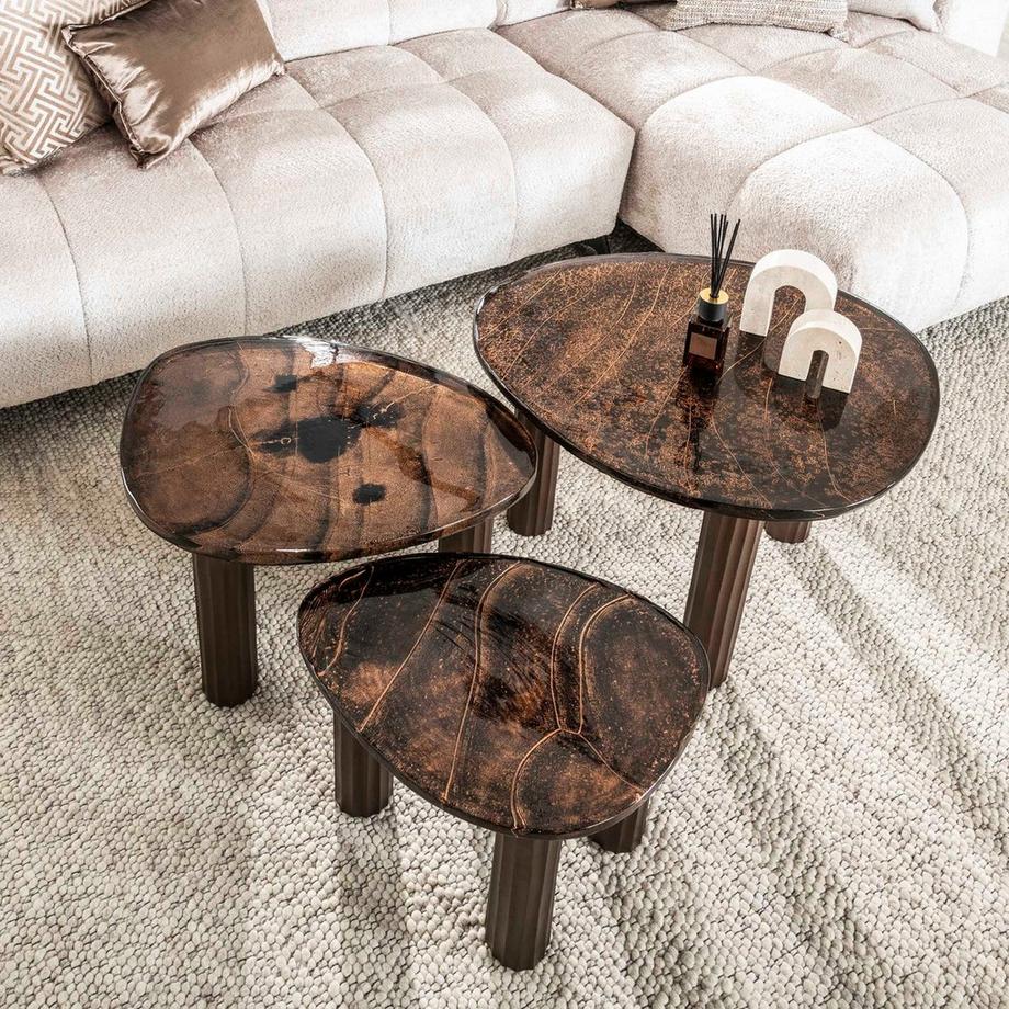 mutoni Couchtisch Eclipse antikkupfer M  