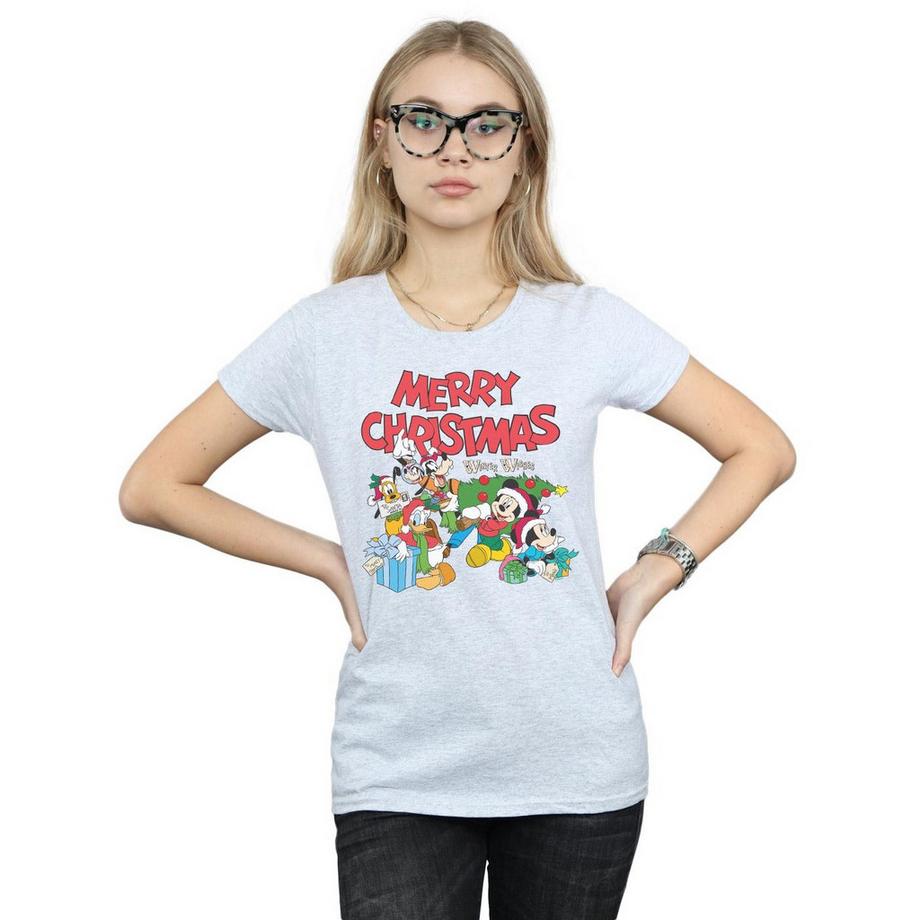 Disney Mickey Mouse And Friends Winter Wishes T-Shirt  