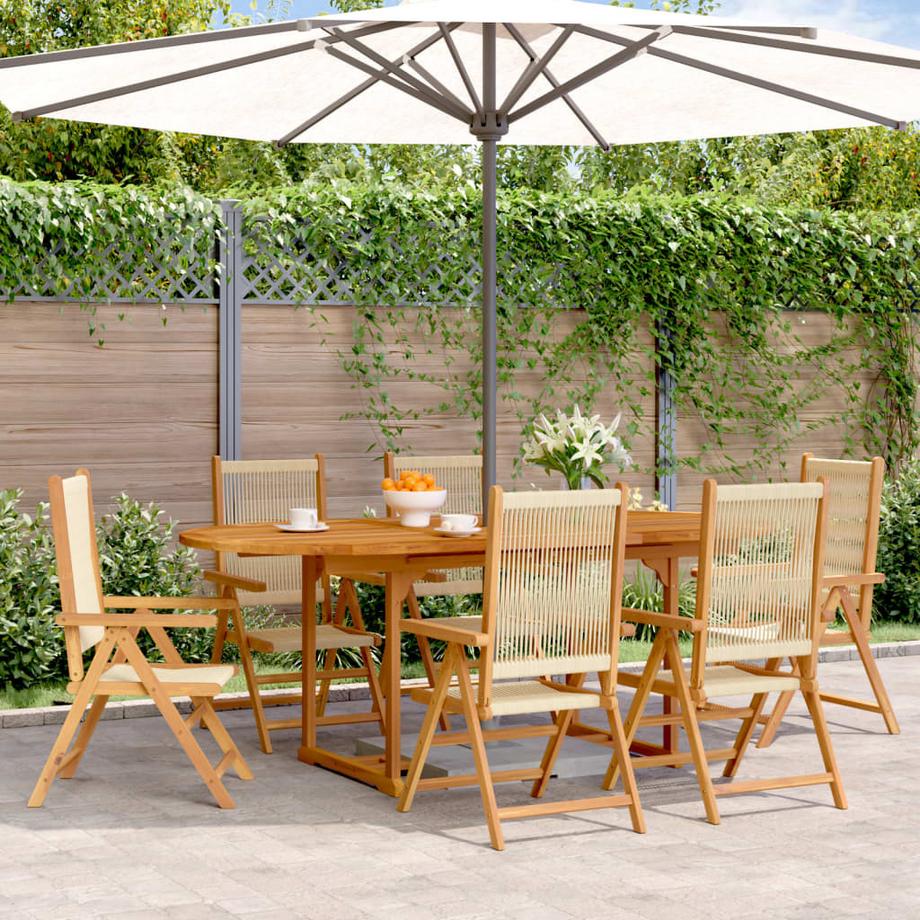 VidaXL set da pranzo da giardino Legno di acacia  