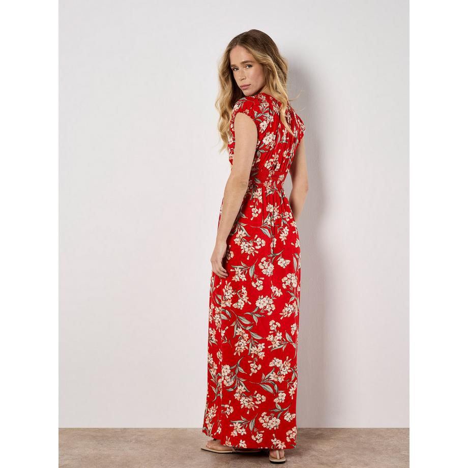 APRICOT Jasmine Blumenmuster Wickelausschnitt Maxikleid  