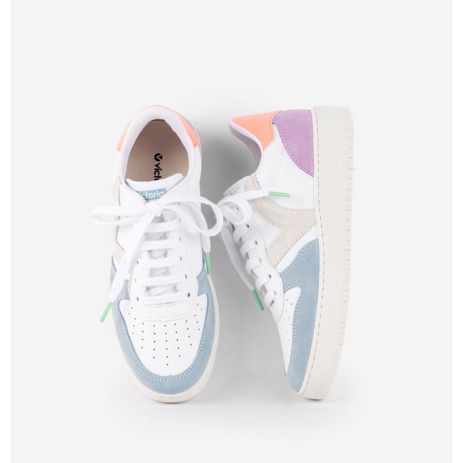 Victoria Baskets Cuir Fendu  