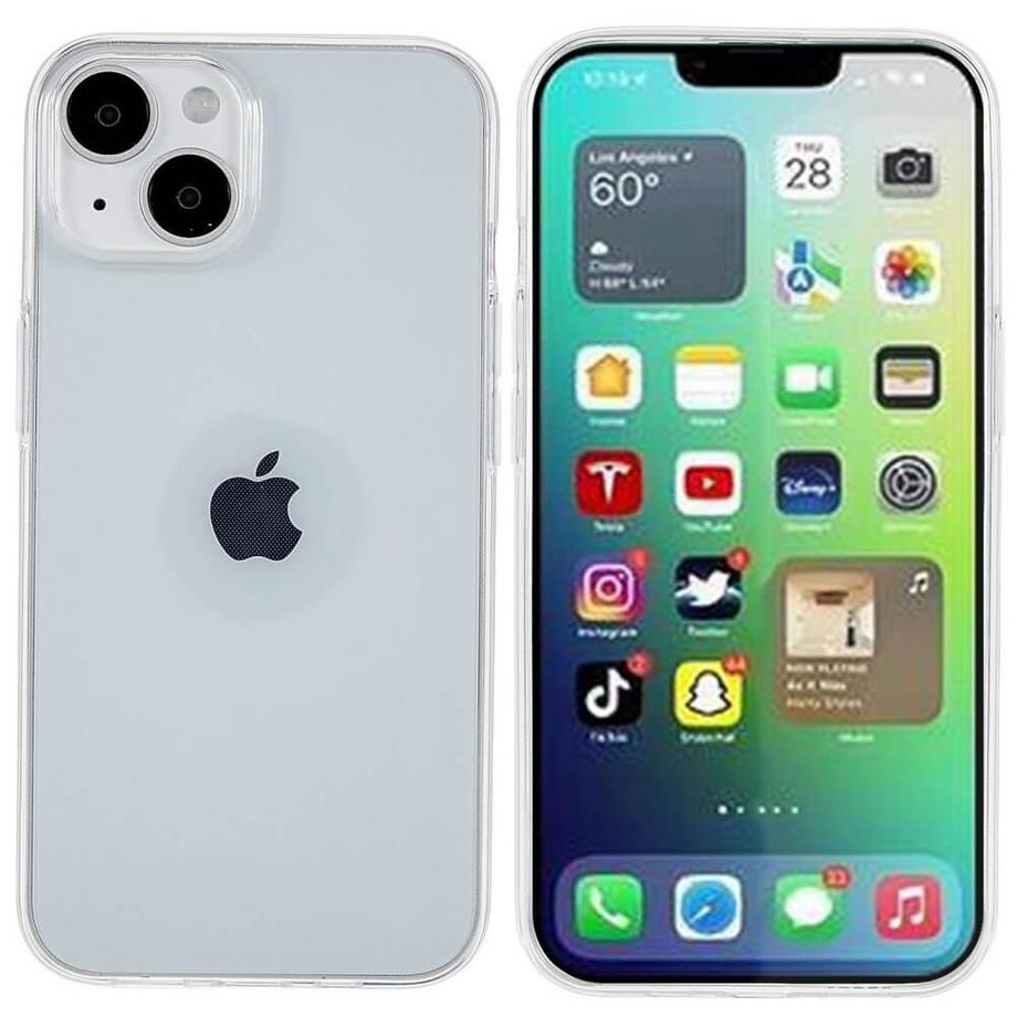 Cover-Discount  iPhone 14 Plus - Custodia in silicone trasparente 