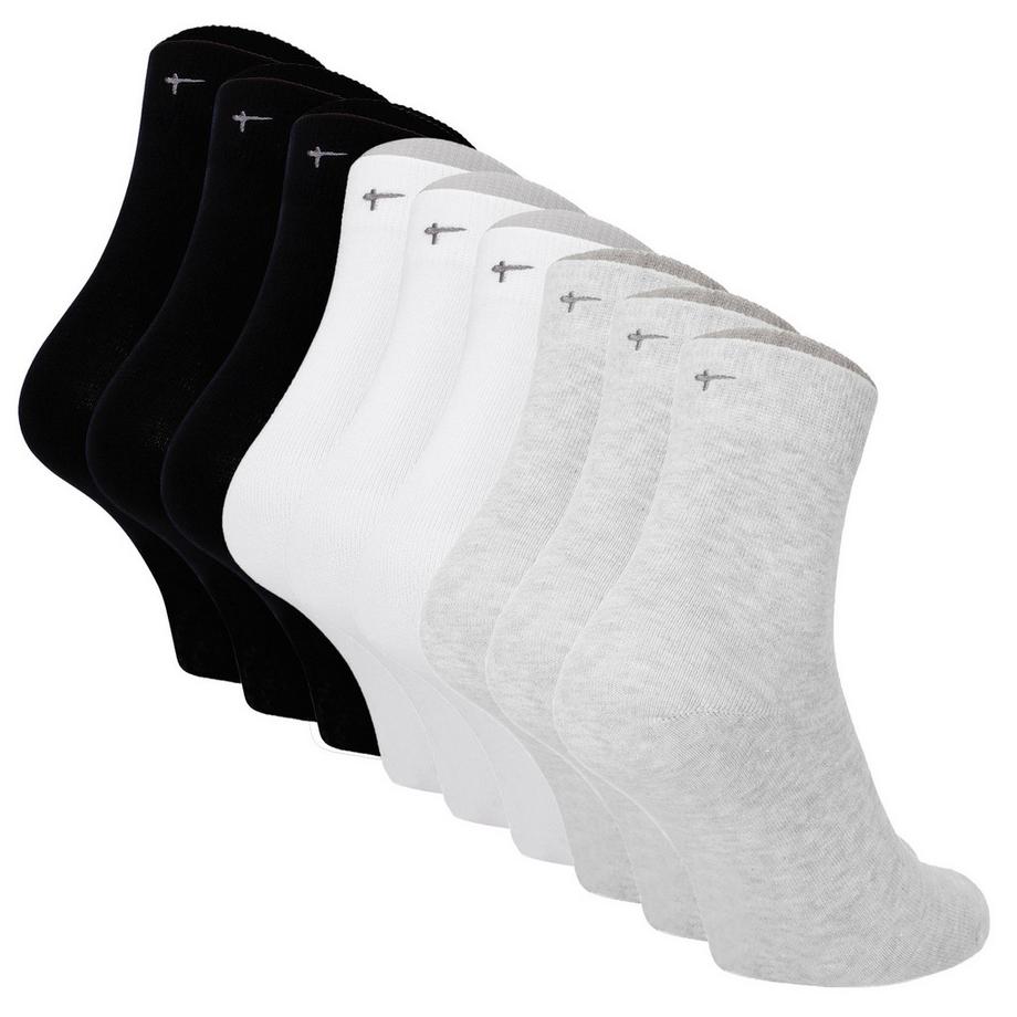 Chaussettes  Pack de 9 Confortable à porter-Comfort Cotton Socks 9-Pack
