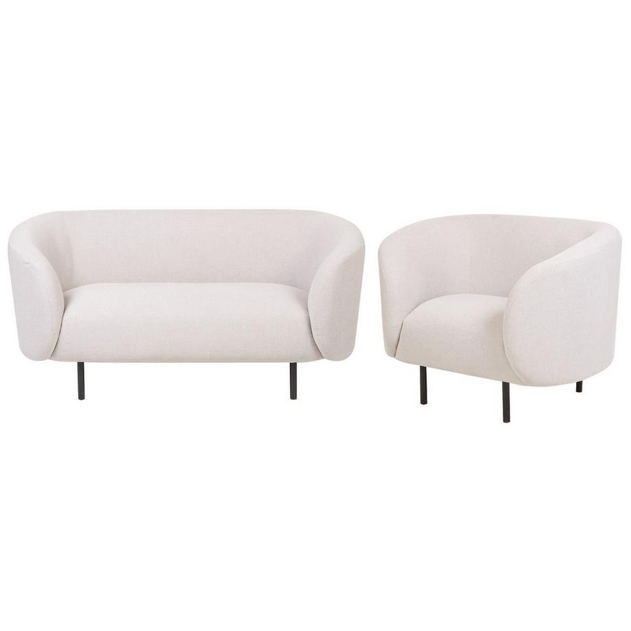 Wohnzimmer Set aus Stoff  LOEN