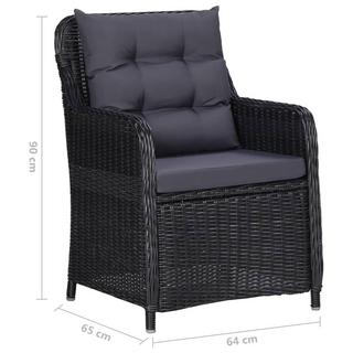 VidaXL sedia in rattan Polirattan  