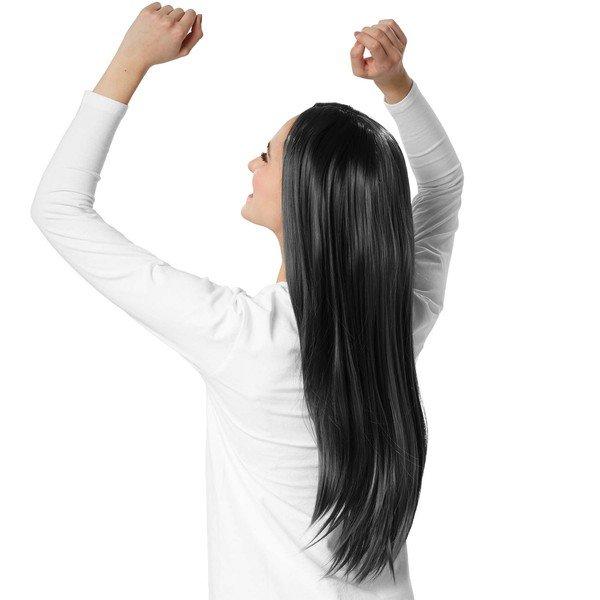 Tectake  Perücke Lange Haare glatt 