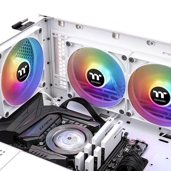 Thermaltake  TT CT140 ARGB Sync PC Computergehäuse Ventilator Weiß 2 Stück(e) 