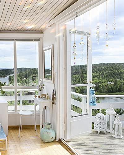 Alopini 6 Stück Sonnenfänger Kristall Fenster hängend Windspiel Regenbogen  
