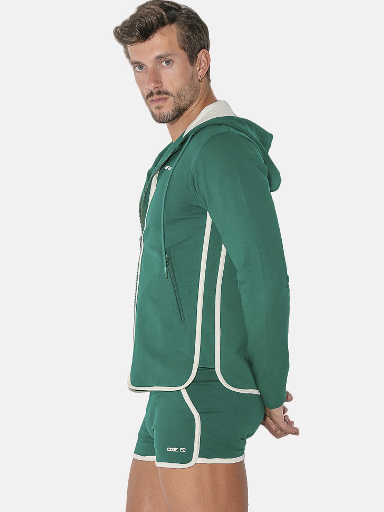 Code22  Veste de sport zippée à capuche Focus 