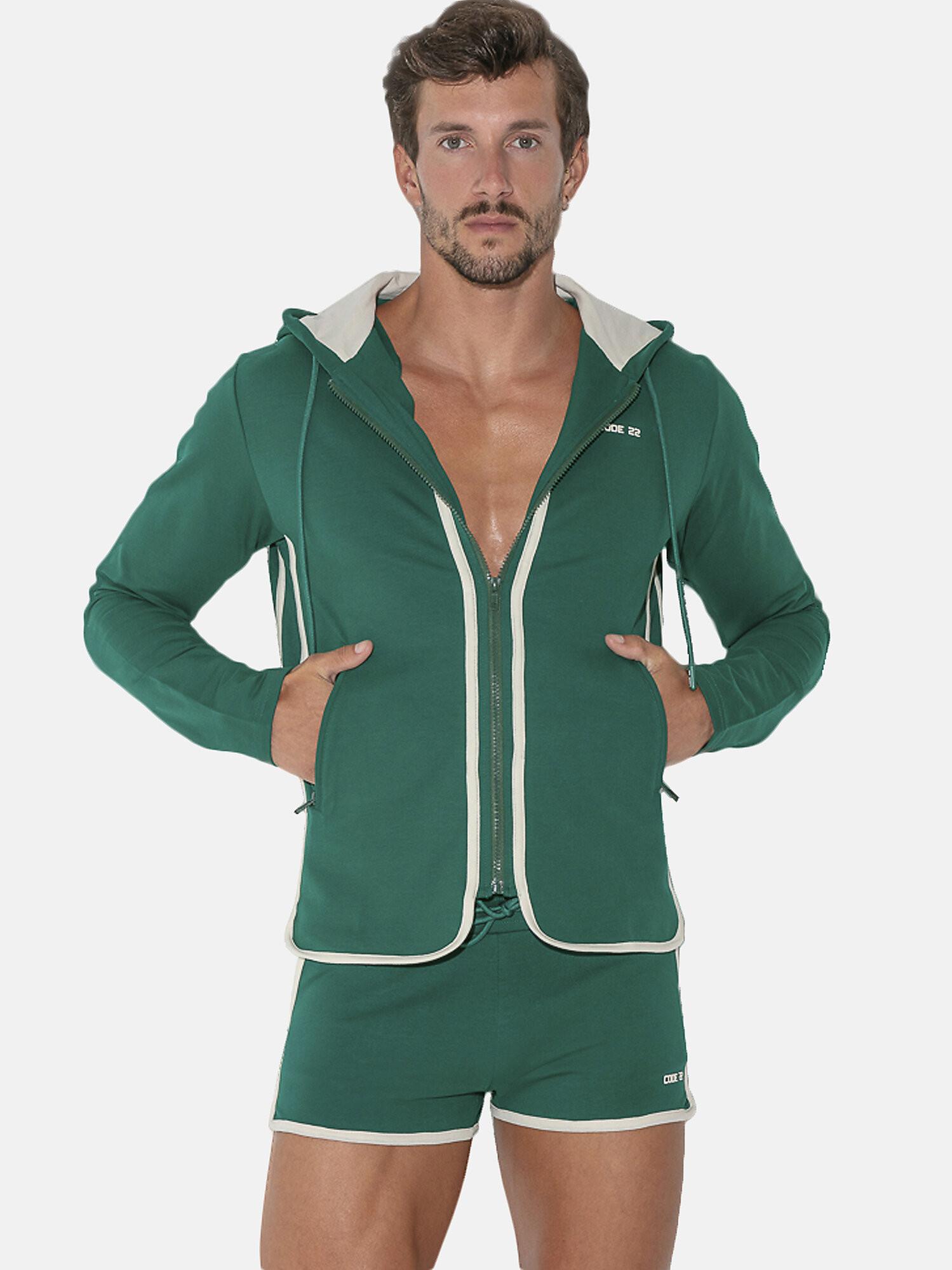 Code22  Veste de sport zippée à capuche Focus 