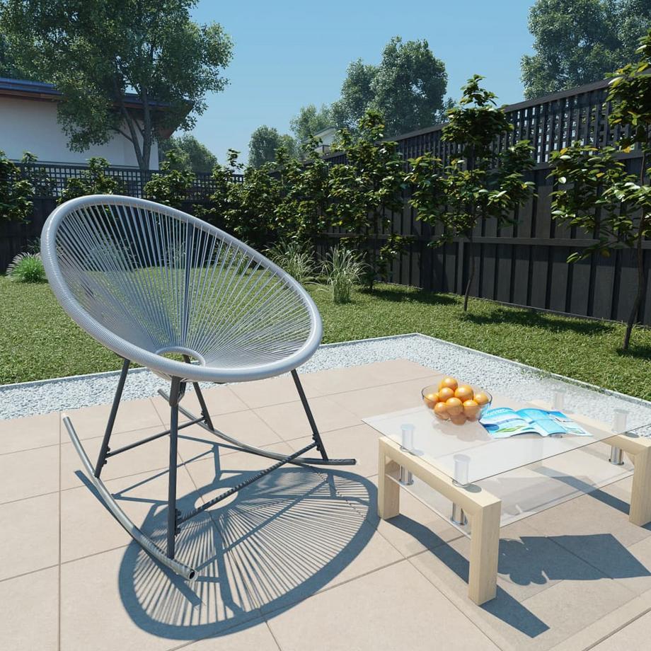 VidaXL Chaise rotin synthétique  