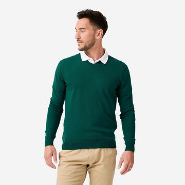 Pullover golf uomo scollo a V cotone