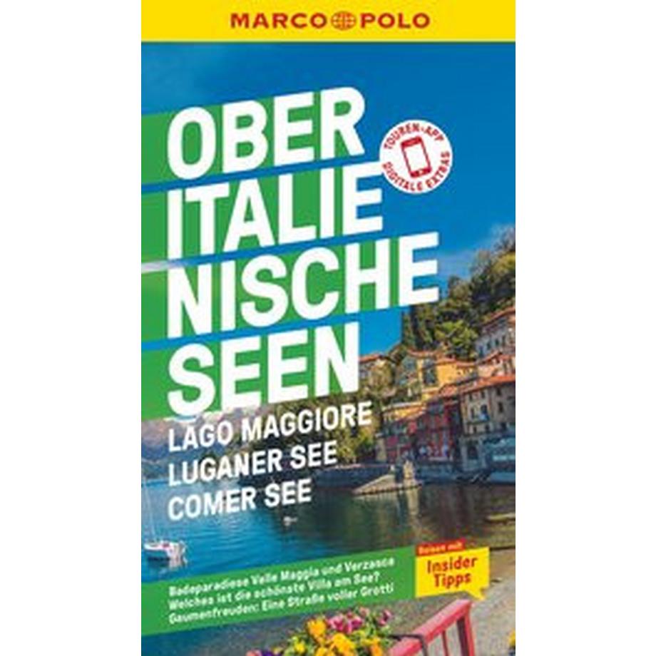 DUMONT  MARCO POLO Reiseführer Oberitalienische Seen, Lago Maggiore, Luganer See, Comer See 