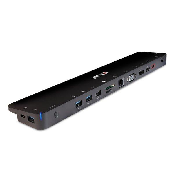Image of Club3D UNIVERSAL USB Gen1 Typ-C Triple Display Dynamic PD Ladestation mit 65 Watt PS (VGA, HDMI, DP, ETHERNET)