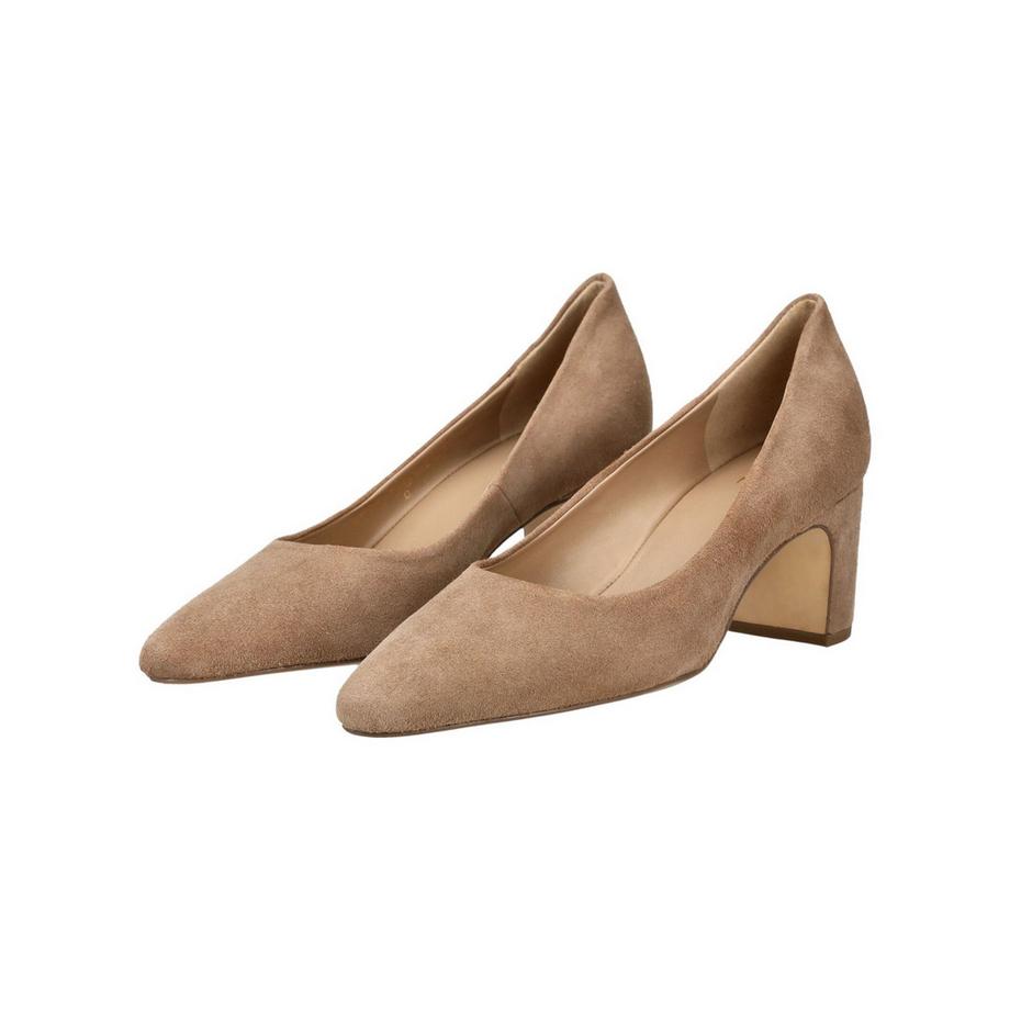 Högl Spitz zulaufende Pumps mit Blockabsatz  