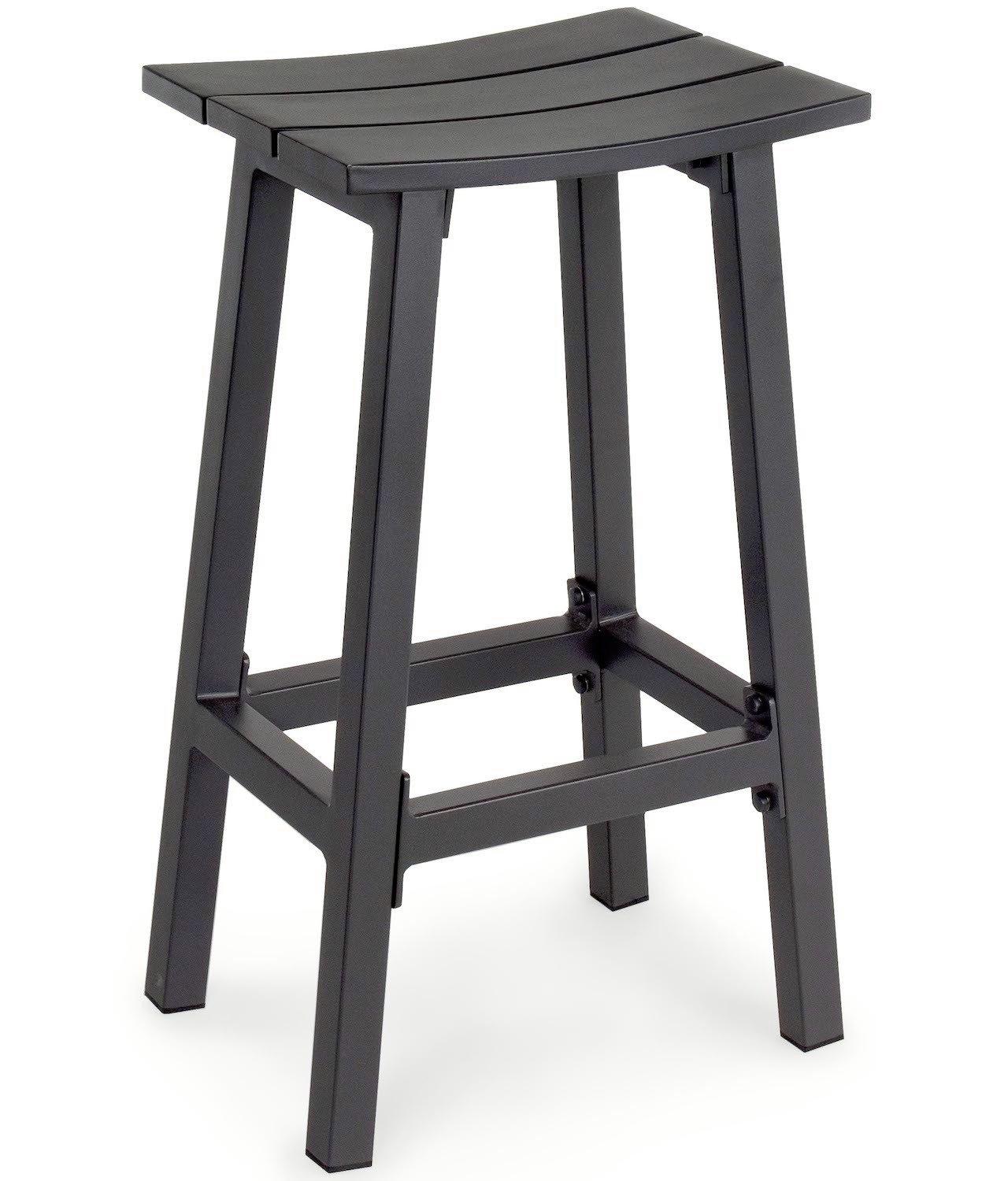 mutoni Tabouret de bar de jardin Skipper H71 Anthracite YK13  