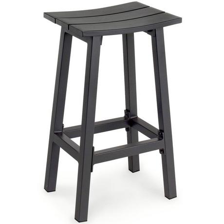 mutoni Tabouret de bar de jardin Skipper H71 Anthracite YK13  