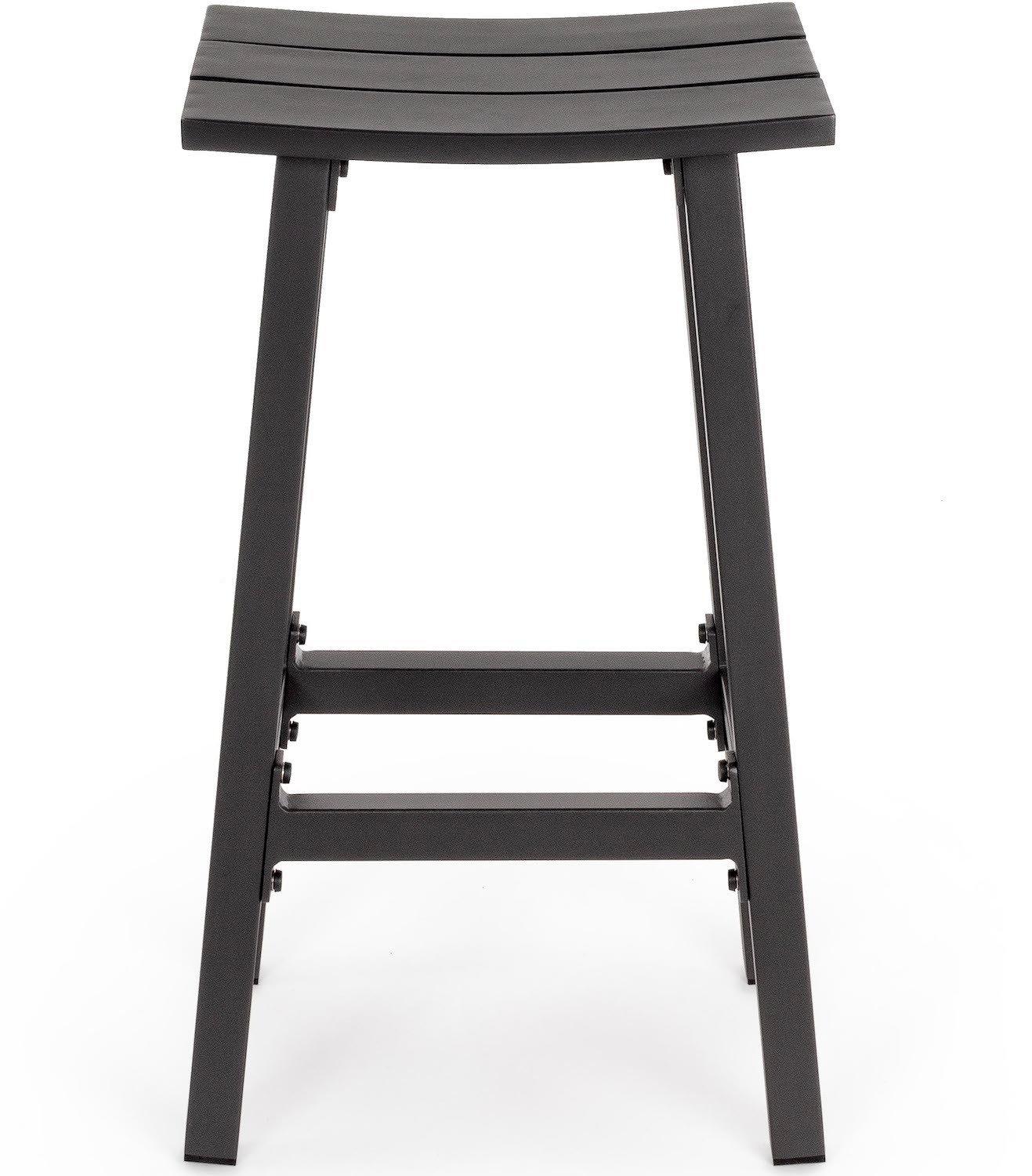 mutoni Tabouret de bar de jardin Skipper H71 Anthracite YK13  