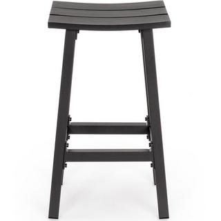 mutoni Tabouret de bar de jardin Skipper H71 Anthracite YK13  