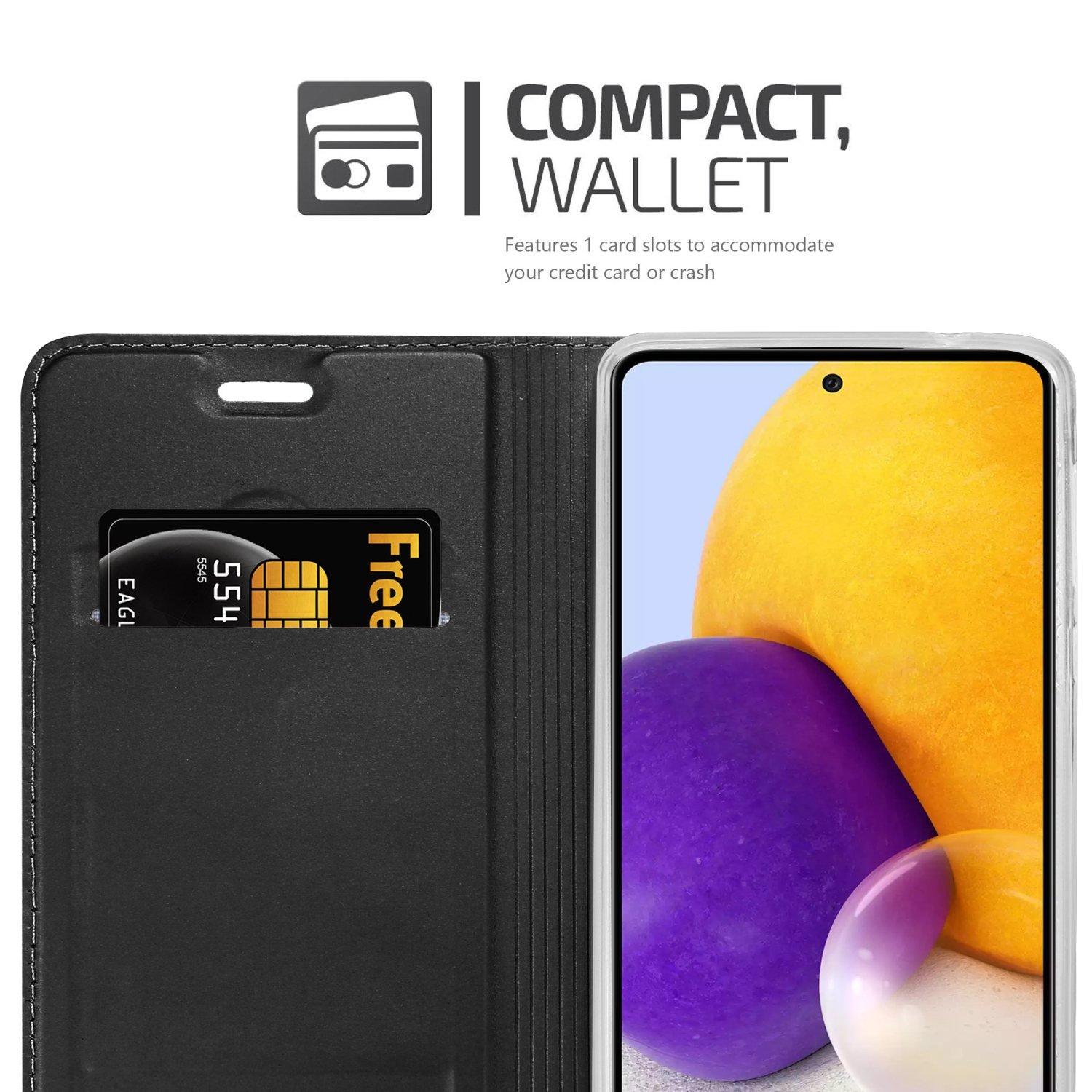 Cadorabo  Housse compatible avec Samsung Galaxy A73 5G - Coque de protection avec fermeture magnétique, fonction de support et compartiment pour carte 