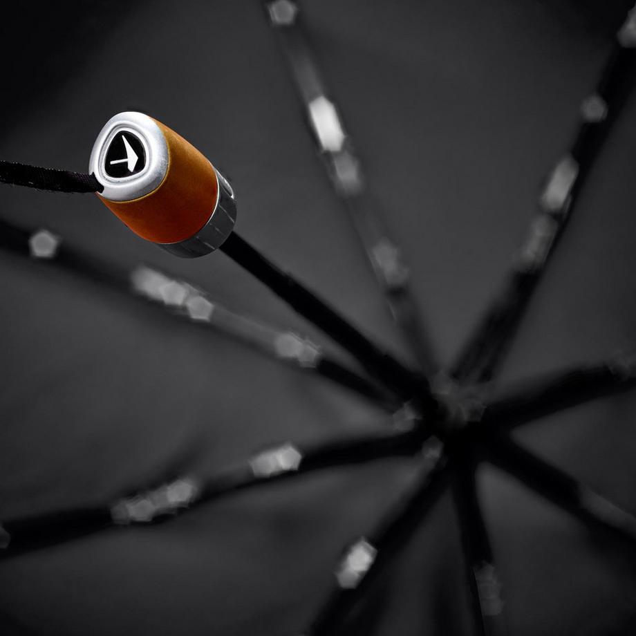 Senz  Senz Mini Automatic Deluxe parapluie pliable Storm, Noir pur 