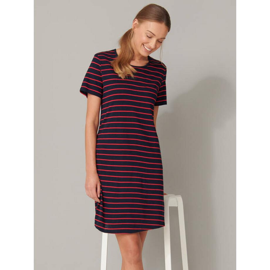 Schiesser Sleepshirt Kurzarm Gestreift  