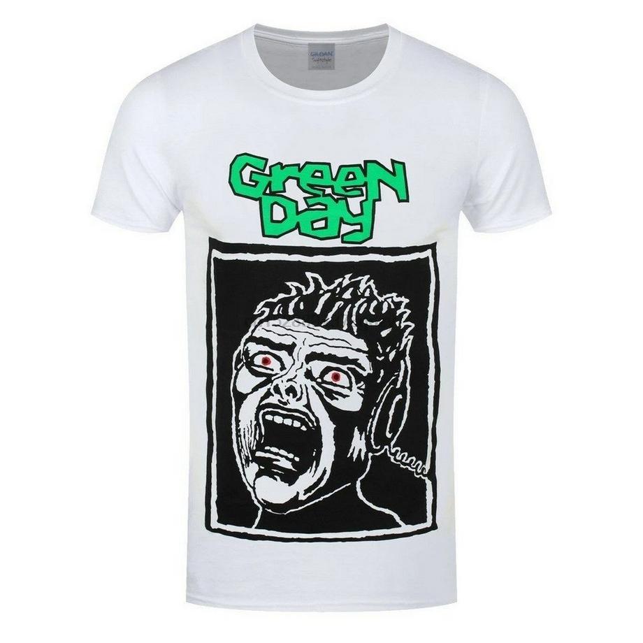 Green Day Green Day Screaming Face T-Shirt  