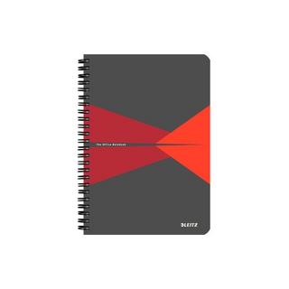 Leitz LEITZ Collegeblock Office PP A5 44980025 rot kariert  