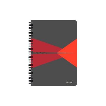 LEITZ Collegeblock Office PP A5 44980025 rot kariert
