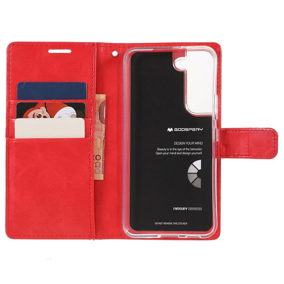 Mercury  Galaxy S22+ - Étui Blue Moon coque rouge 
