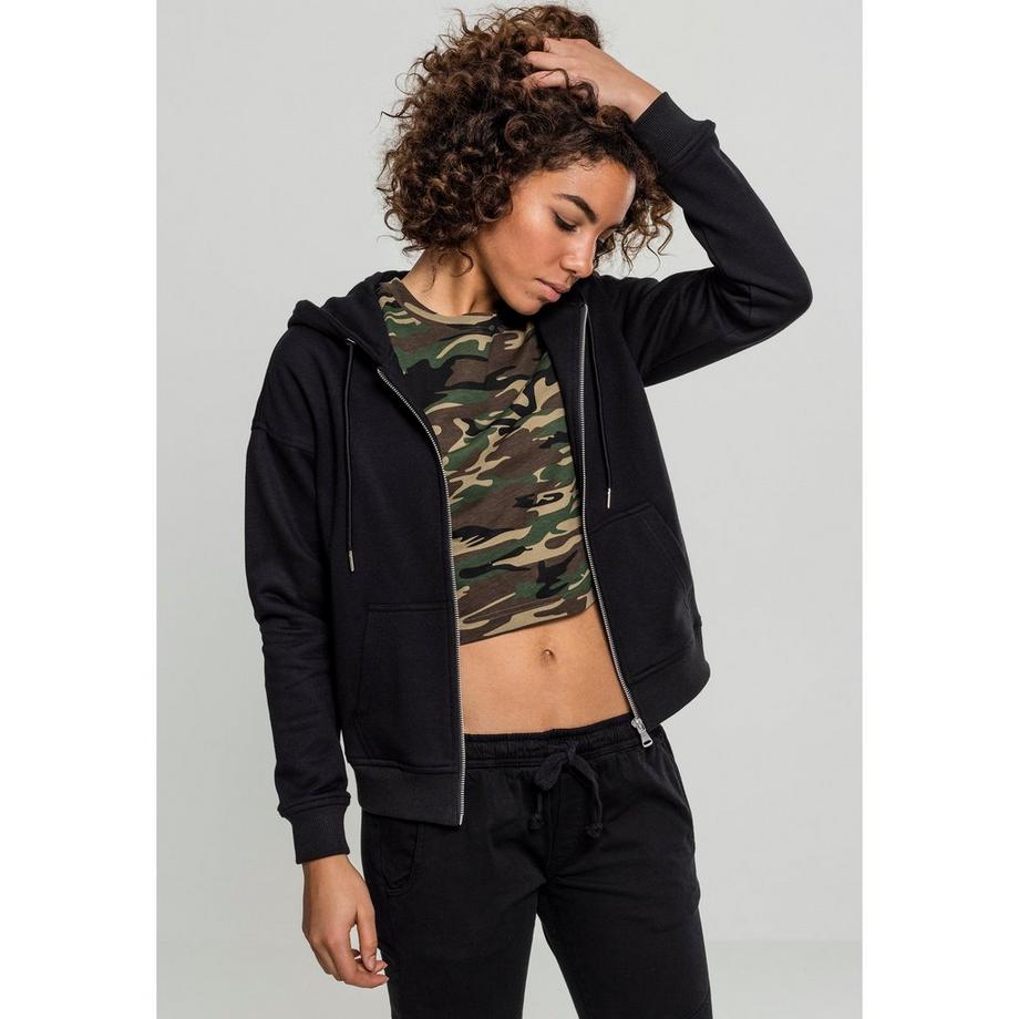 URBAN CLASSICS Felpa con cappuccio Classic Zip  