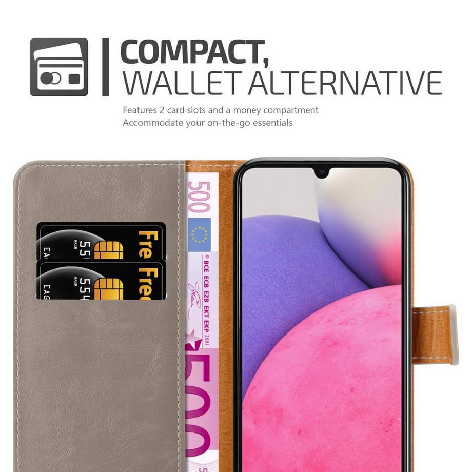 Cadorabo  Hülle für Samsung Galaxy A33 5G Magnetverschluss, Kartenfach 