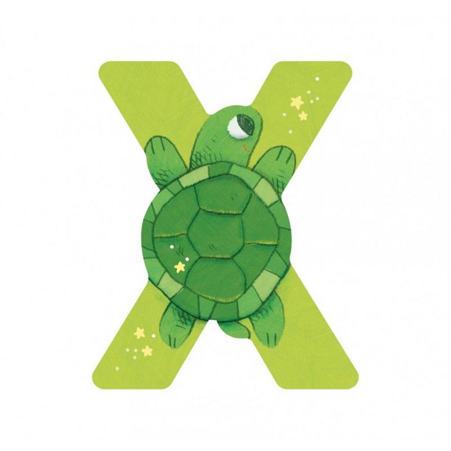 Holzbuchstaben X L'alphabet