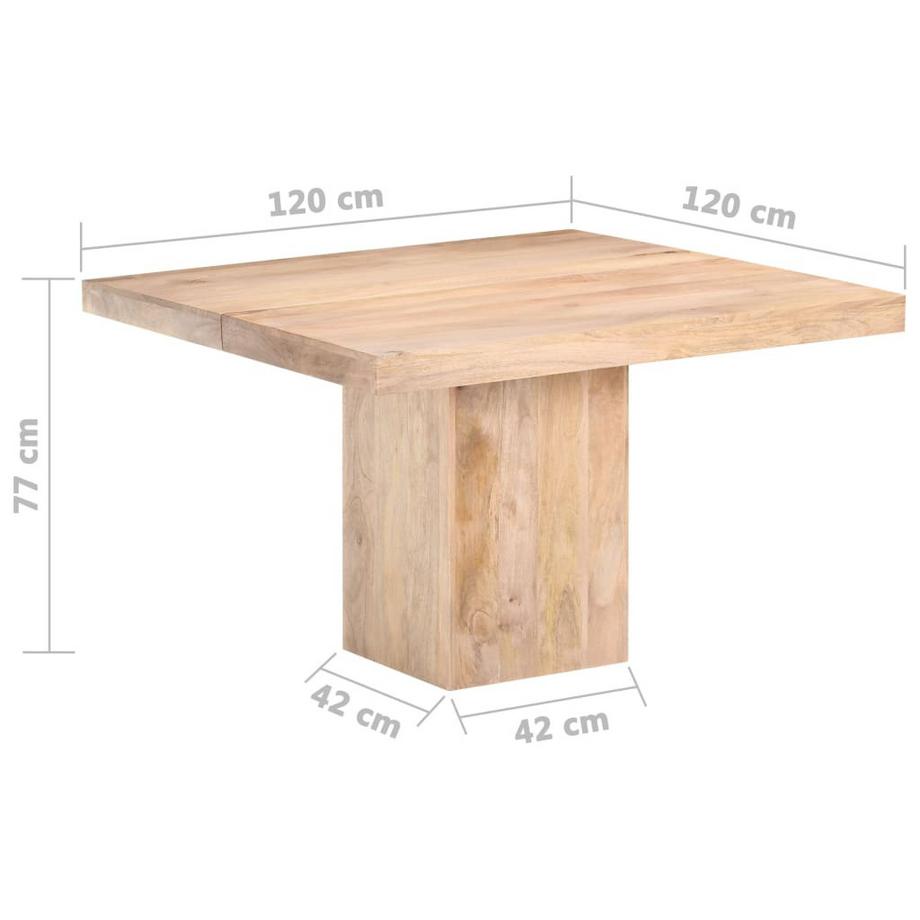 VidaXL Table de salle à manger bois  