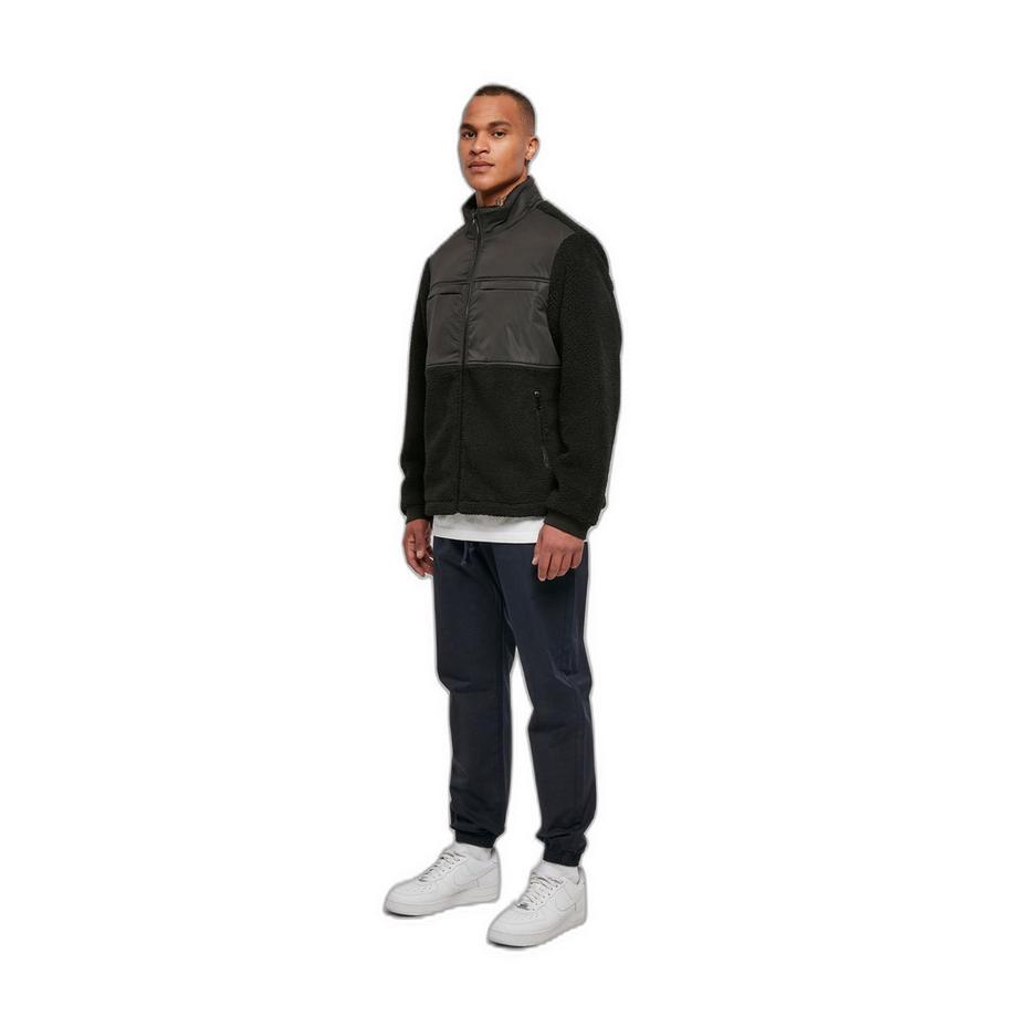 URBAN CLASSICS Sherpa Fleece Patched GT Jacke  