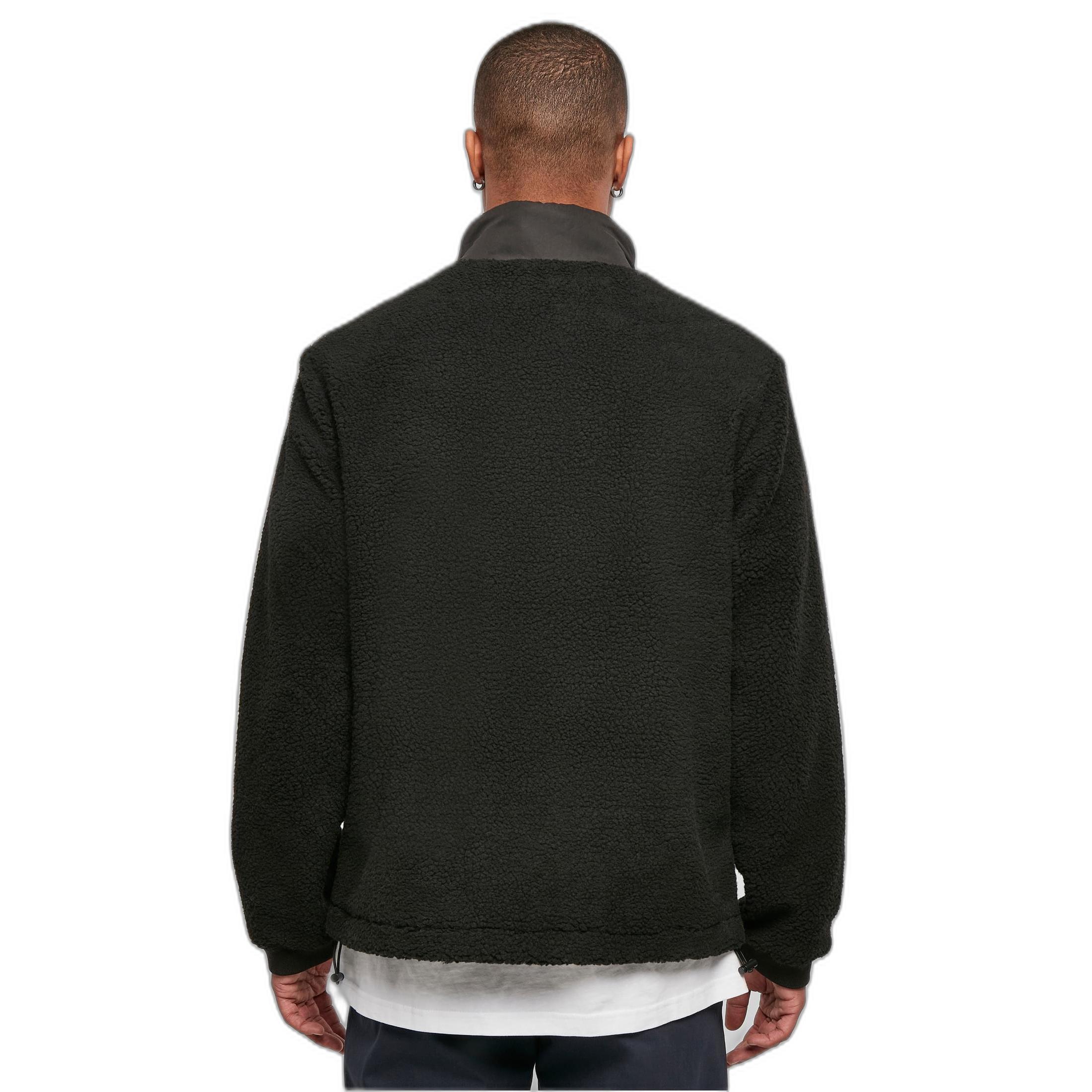 URBAN CLASSICS Sherpa Fleece Patched GT Jacke  