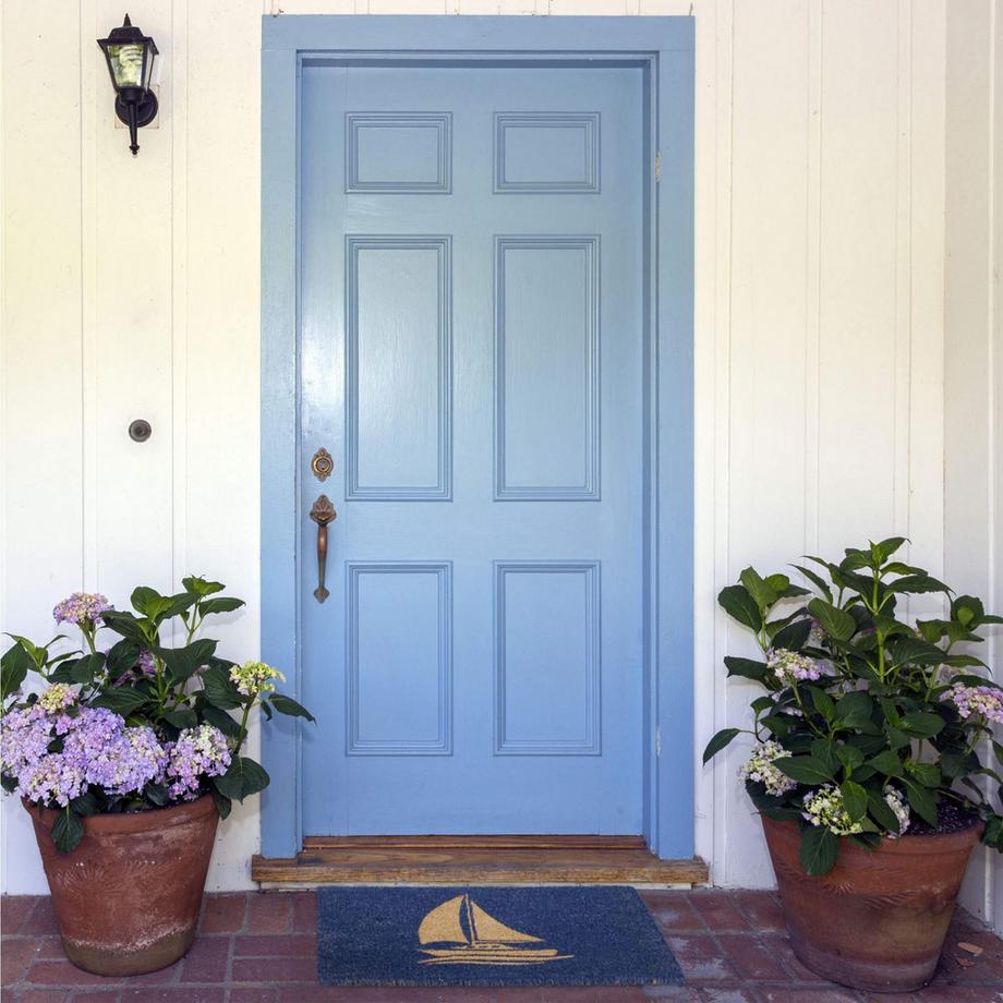 B2X Zerbino in fibra di cocco blu barca a vela  