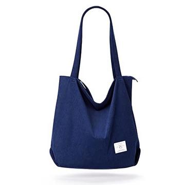 sac à bandoulière en cordon avec fermeture à glissière, grand sac de shopping sac fourre-tout sac à main sacs à bandoulière pour le travail, le bureau, les voyages, le shopping, l'école et la vie quotidienne