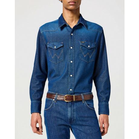 Wrangler Easy Belt Embossed Alligator Cuir  