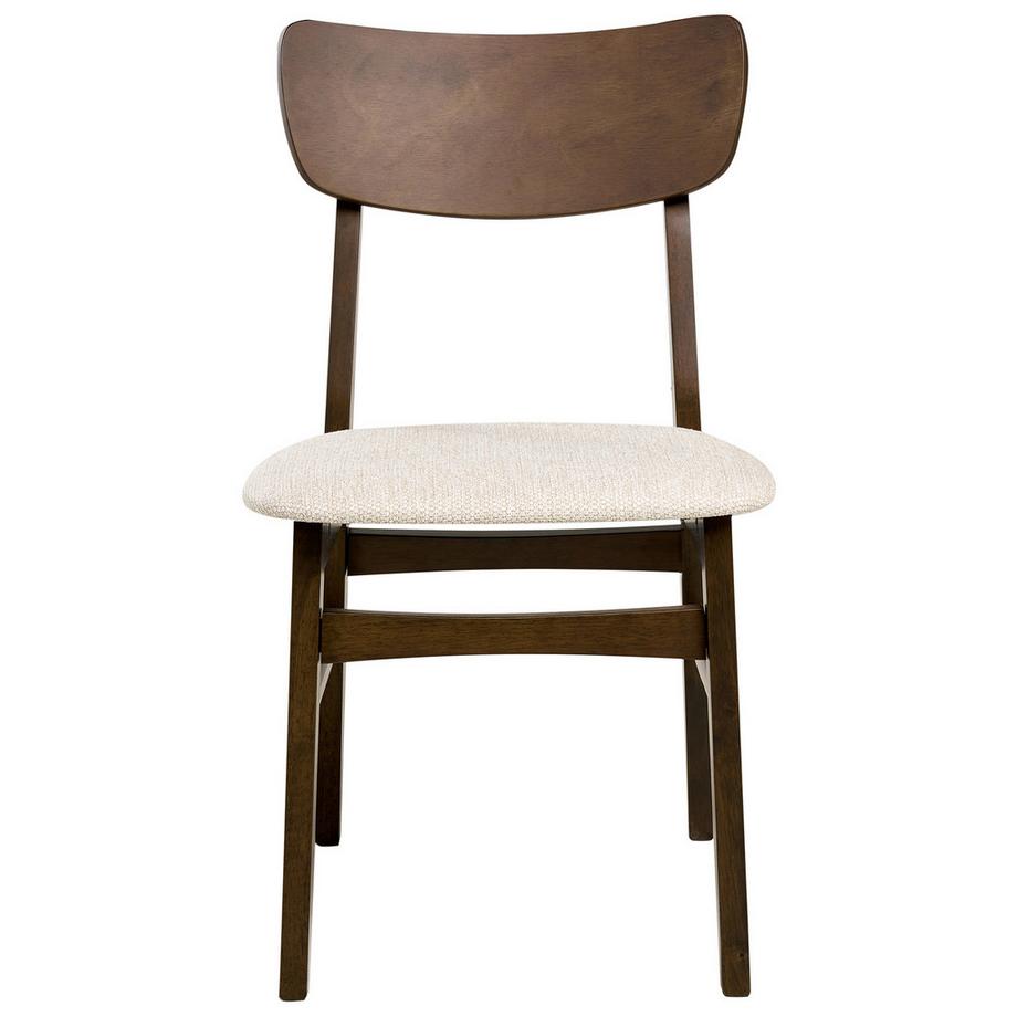 Beliani Lot de 2 chaises de salle à manger en Bois d'hévéa  ANOKA  