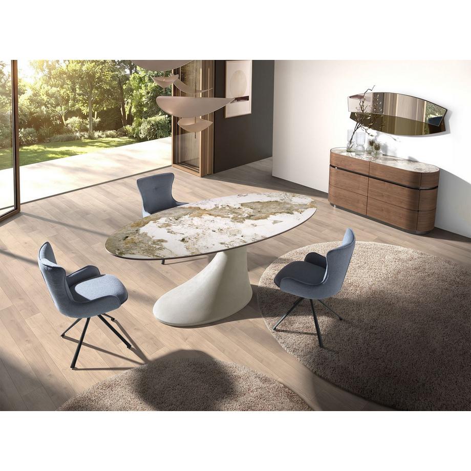 ANGEL CERDA Chaise pivotante de design moderne  