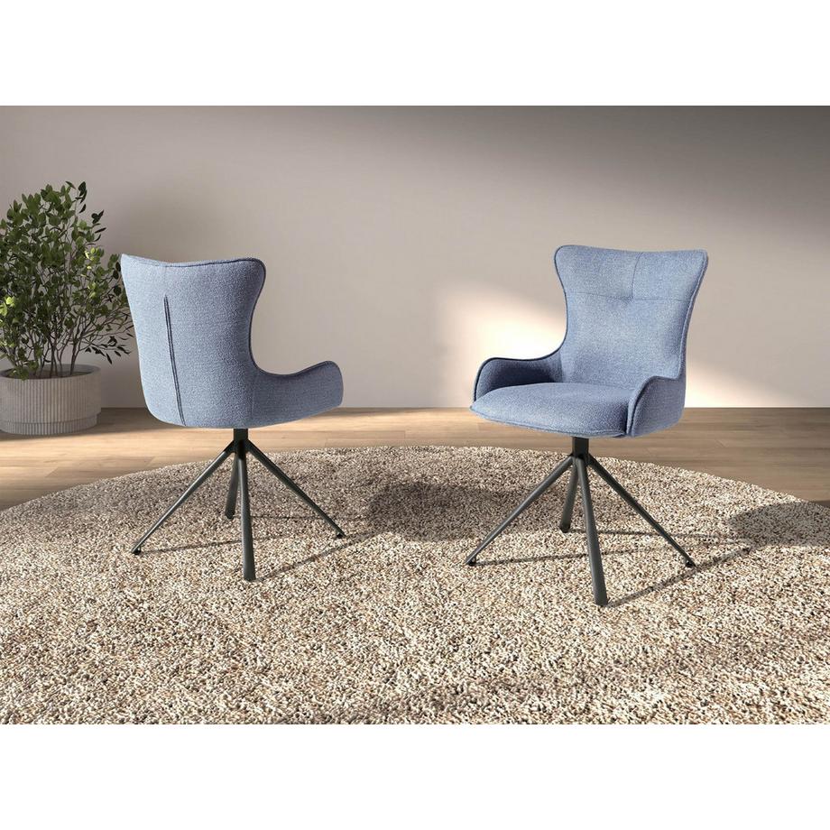 ANGEL CERDA Chaise pivotante de design moderne  