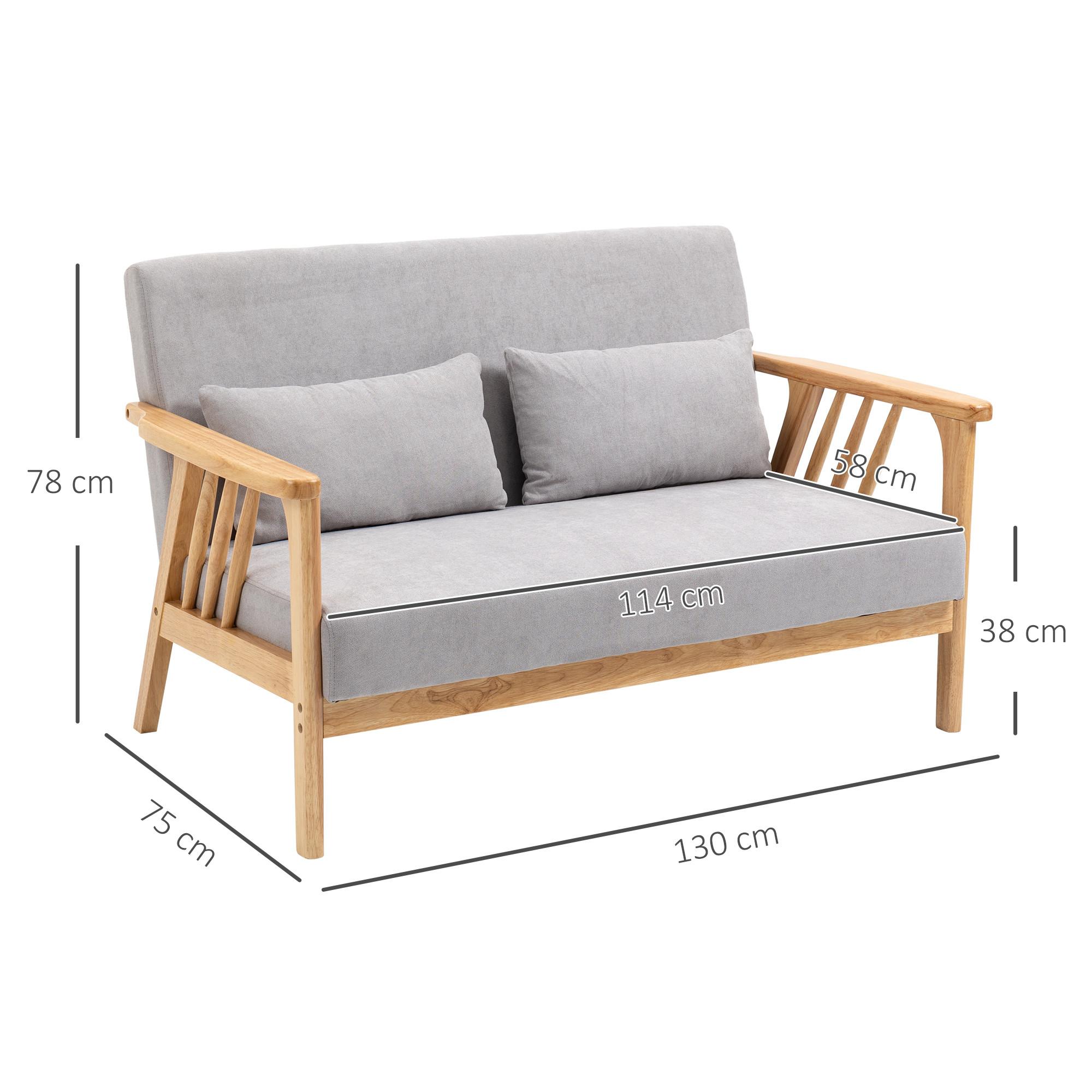 HOMCOM Sofa 2-Sitzer  