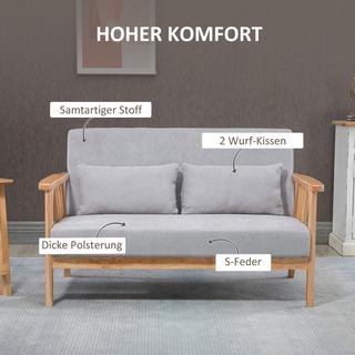 HOMCOM Sofa 2-Sitzer  